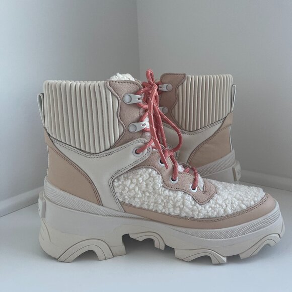 Sorel Shoes - Sorel | Brex Cozy Lace Women's Boot | Nova Sand Sea Salt | Size 8.5